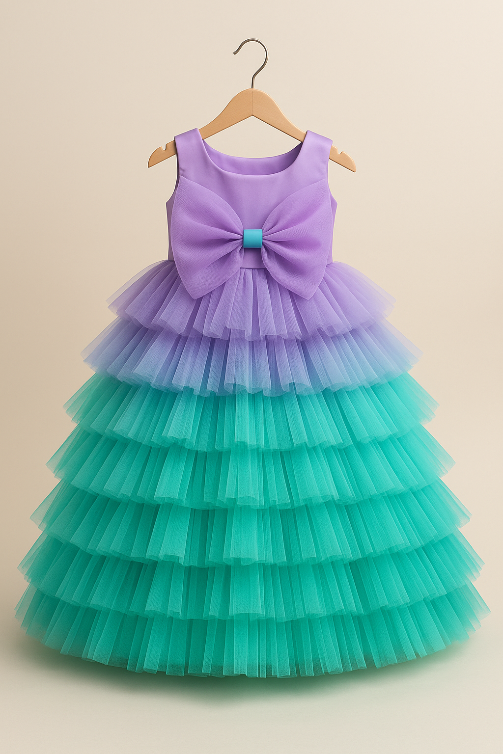 Lavender Mint Princess Frock