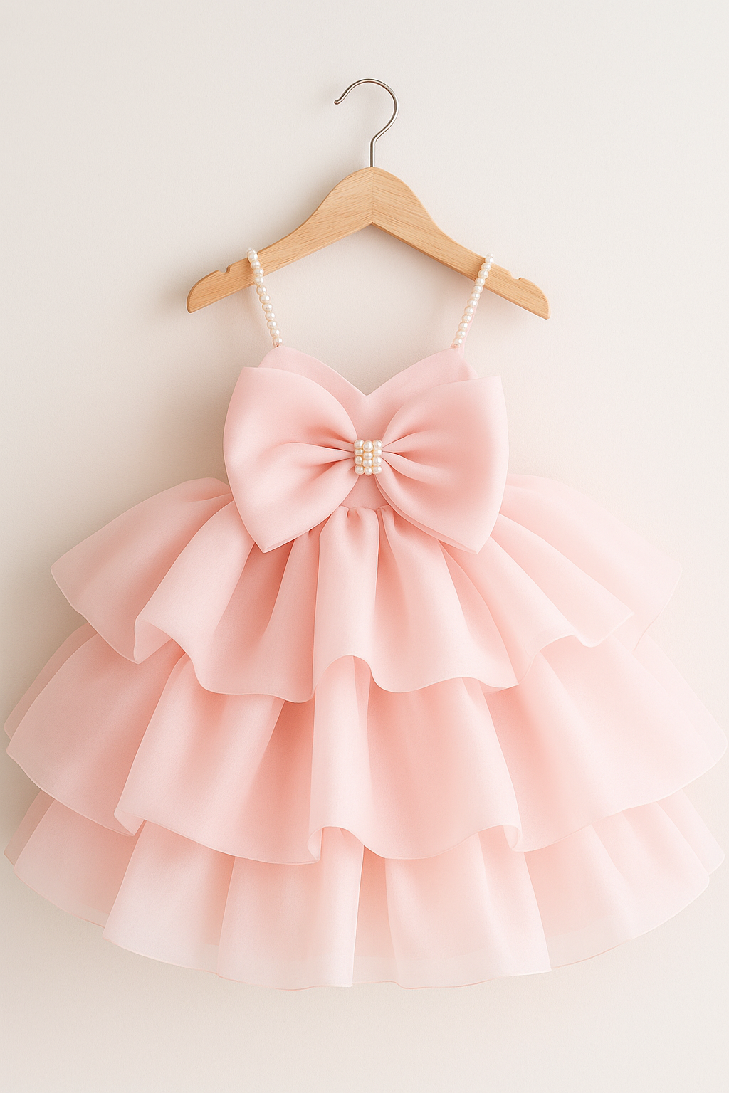 Light Pink Organza Frock