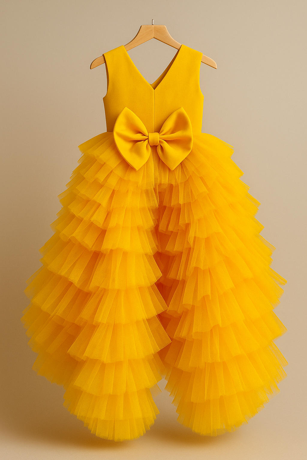 Sunshine Bow Layered Frock