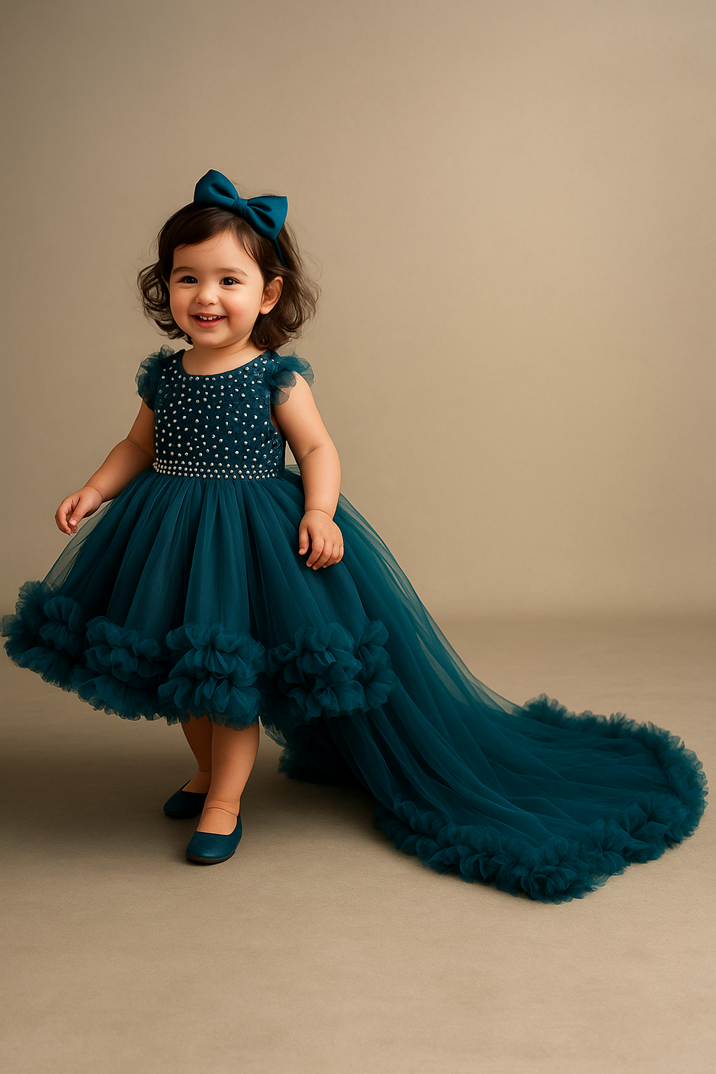 Teal Tail Frock