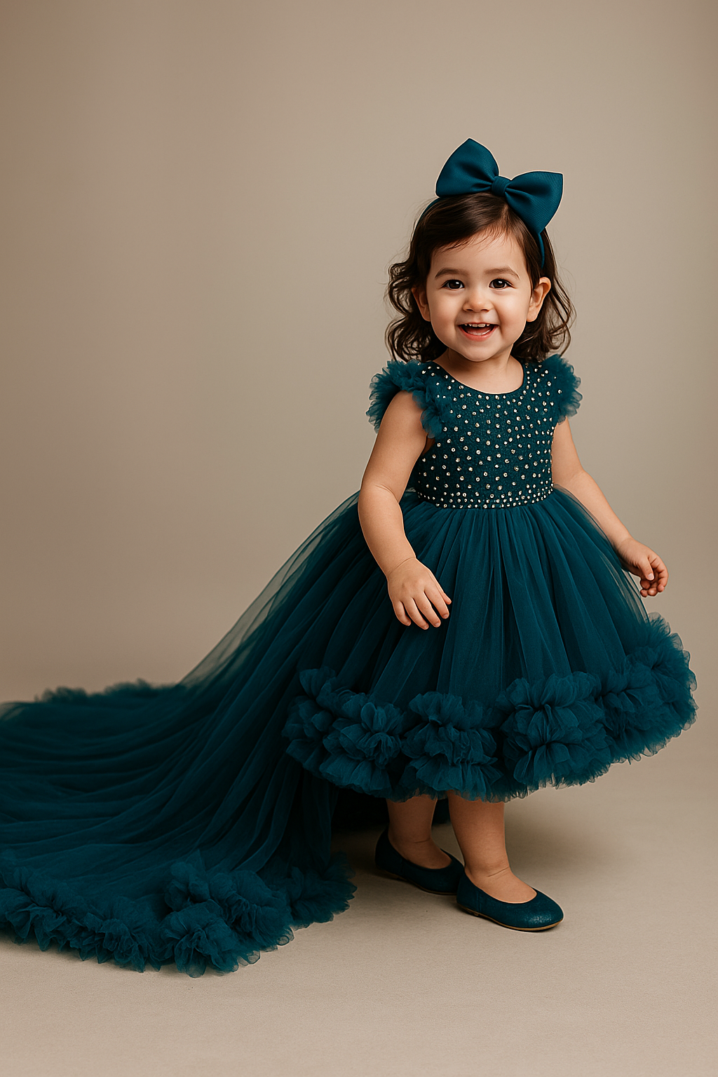 Teal Tail Frock
